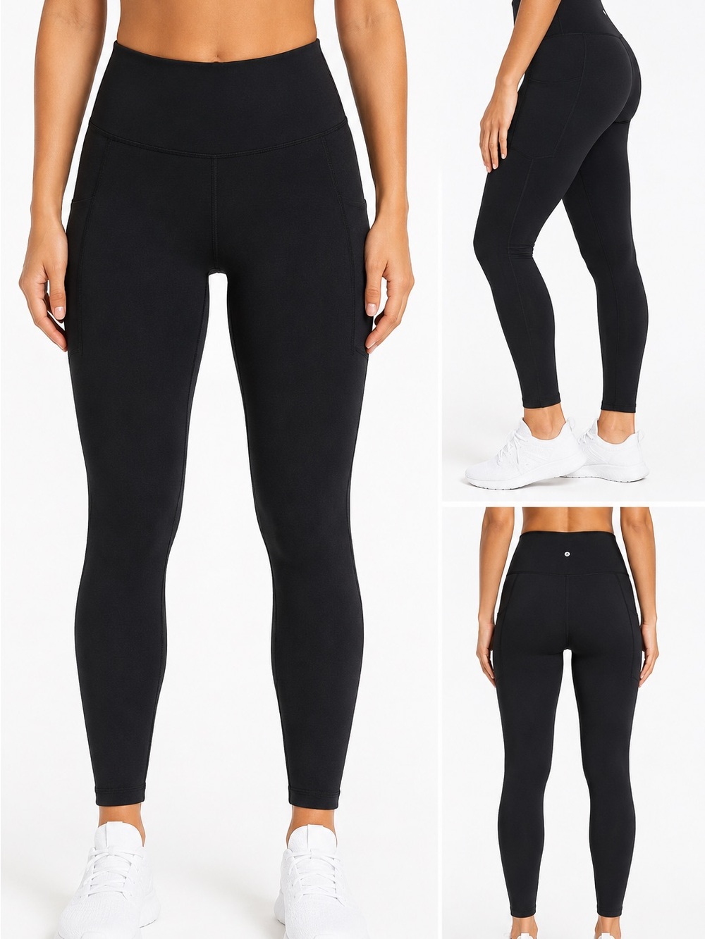 Danskin Black High Waisted Leggings Size Medium Women’s Activewear